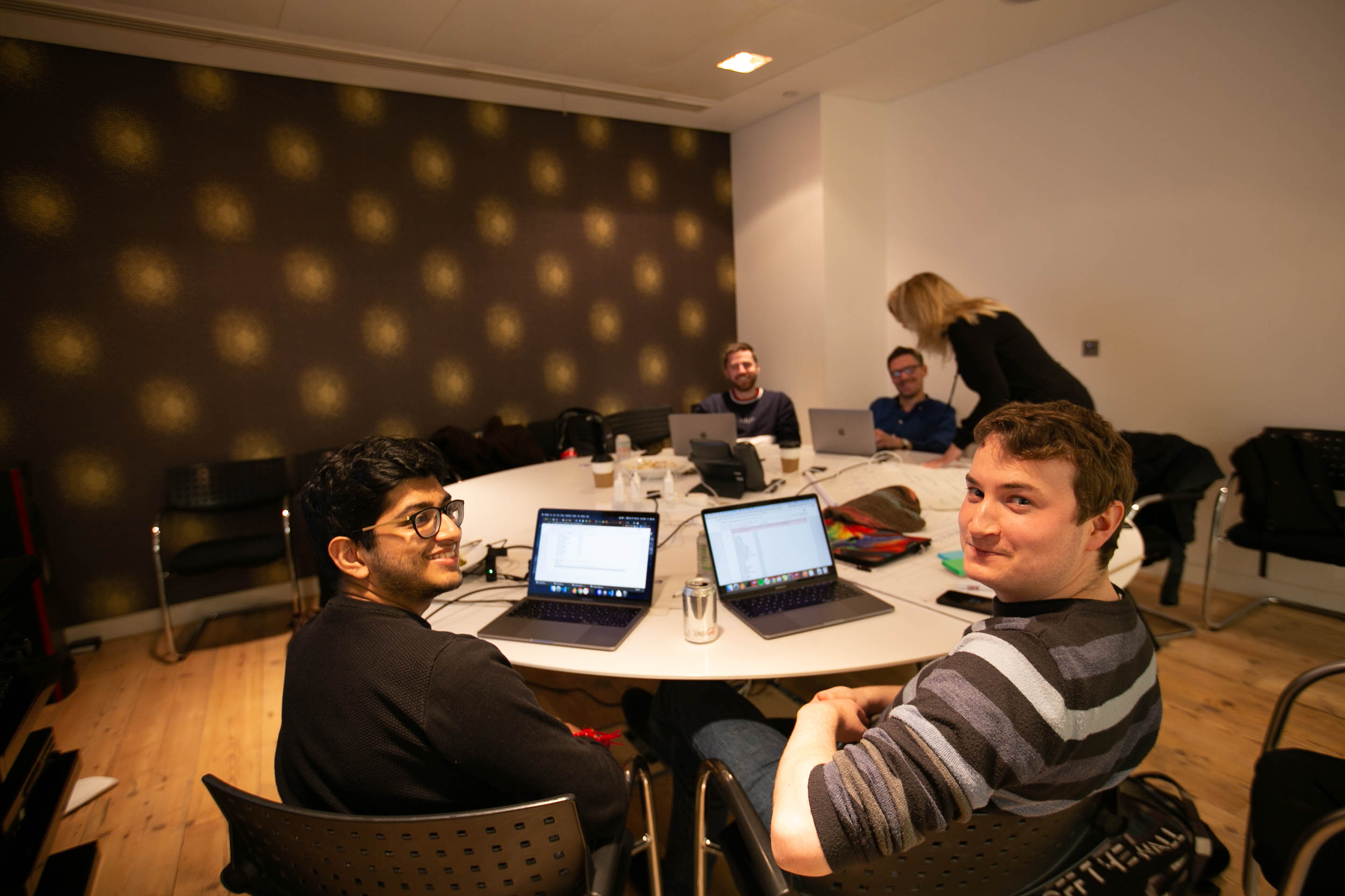 Participants at MusicML Hackathon 2020 at Sony Music UK in London in partnership with The Orchard and AWS
